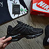 Чоловічі кросівки Nike Air Max Terrascape Plus Full Black Найк Аїр Тераскейп чорні шкіра сітка демісезон, фото 8