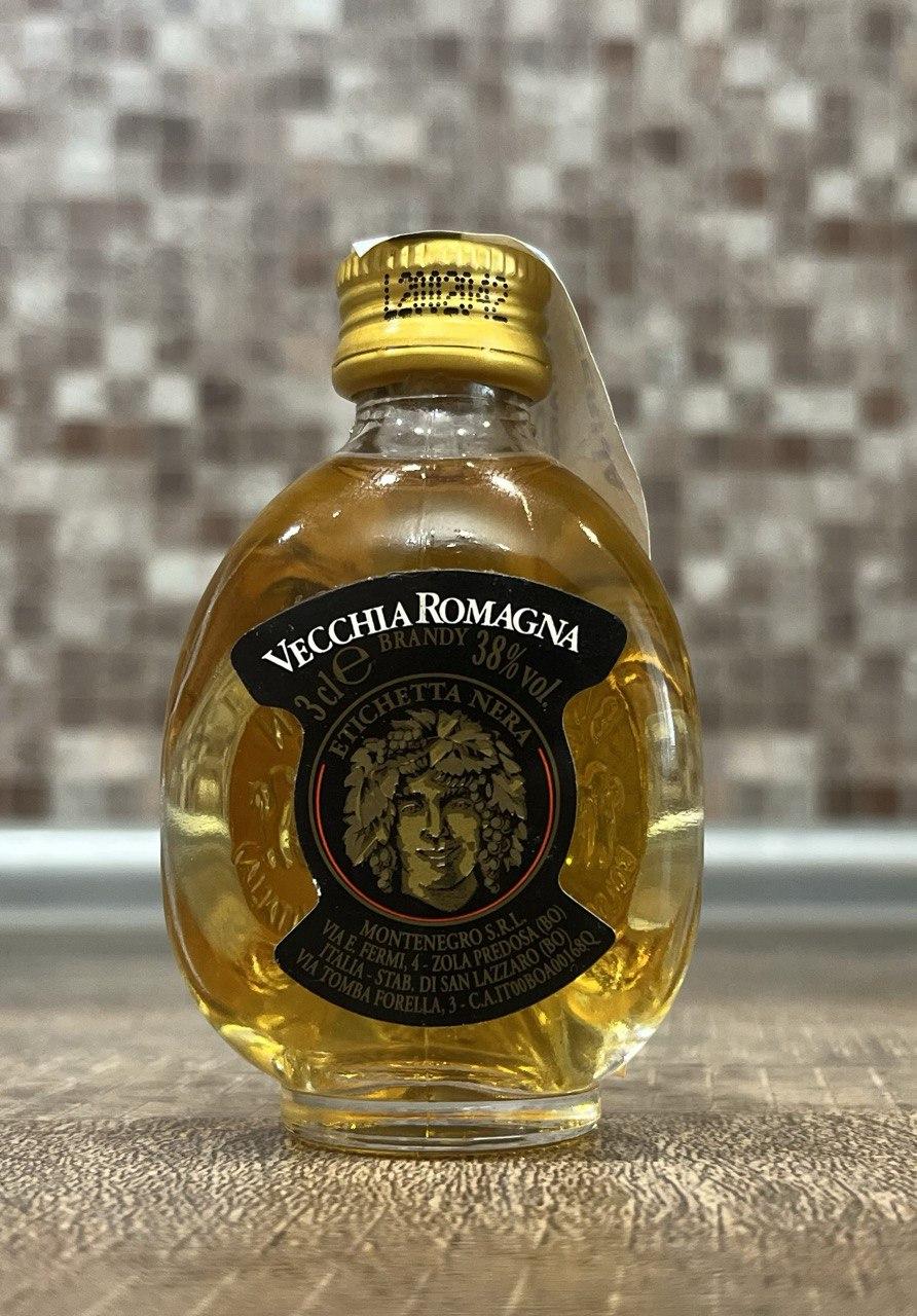 Мініатюра Vecchia Romagna 0,03 L Montenegro КОЛЕЦІОННИЙ ТОВАР НЕ ДЛЯ ВЖИВАННЯ!, фото 1