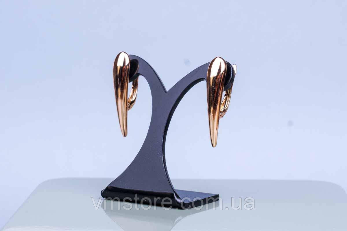 Сережки крапельки, англійська застібка, хьюпінг