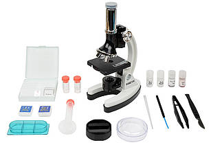 Дитячий мікроскоп з набором для дослідів в кейсі Sigeta Poseidon (3 режими збільшення 100x, 400x та 900x), фото 5