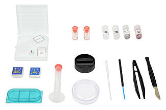 Дитячий мікроскоп з набором для дослідів в кейсі Sigeta Poseidon (3 режими збільшення 100x, 400x та 900x), фото 4