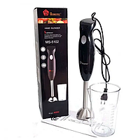 Блендер ручний Domotec MS 5102 з білою чашею
