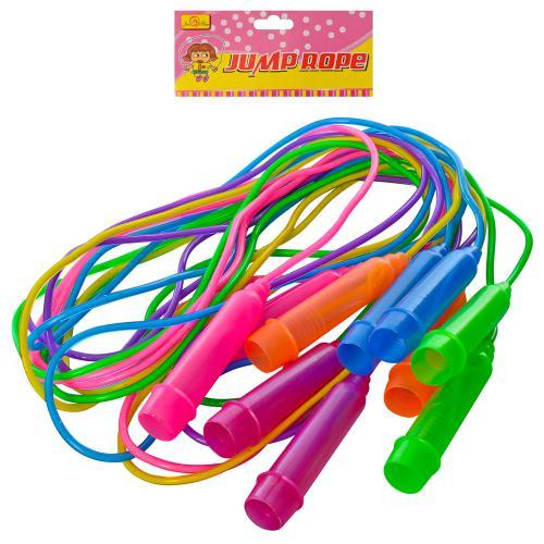 Скакалка 260 см мотузок — гума ручки — пластик MS 3293, фото 1