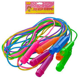 Скакалка 260 см мотузок — гума ручки — пластик MS 3293