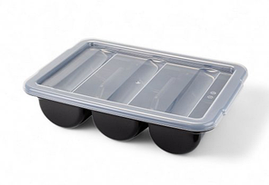 Кришка під лоток для столових приладів 41.5х30см Пластикові лотки для столових приладів, фото 3