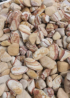 Камінь для клумб "Радуга" (25 кг) галька жовта (Туреччина)