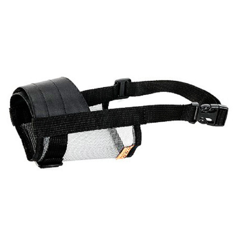 Намордник для собак Dog extreme регульований із сіткою нейлон чорний розмір No2 А 19-26 см Collar, фото 1