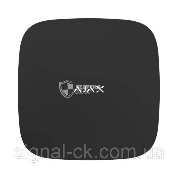 Інтелектуальна централь системи безпеки Ajax Hub 2 (2G) black з підтримкою датчиків із фотофіксацією тривог