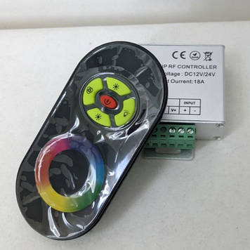 Контролер для світлодіодної стрічки Радіо RGB 18А 12-24V