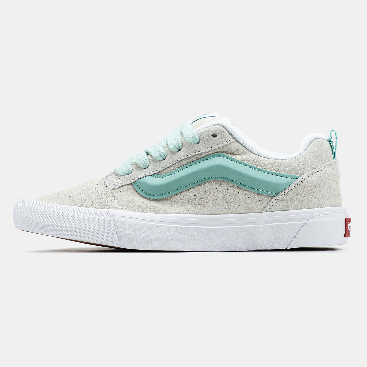 Жіночі Кеди Vans KNU Skool Grey Mint / Ванс КНУ Скул