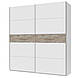 Шафа купе Doros G-Caiser Білий / Білий вставка Клондайк 2 ДСП / 5 частин 220х60х240 (42003001), фото 3