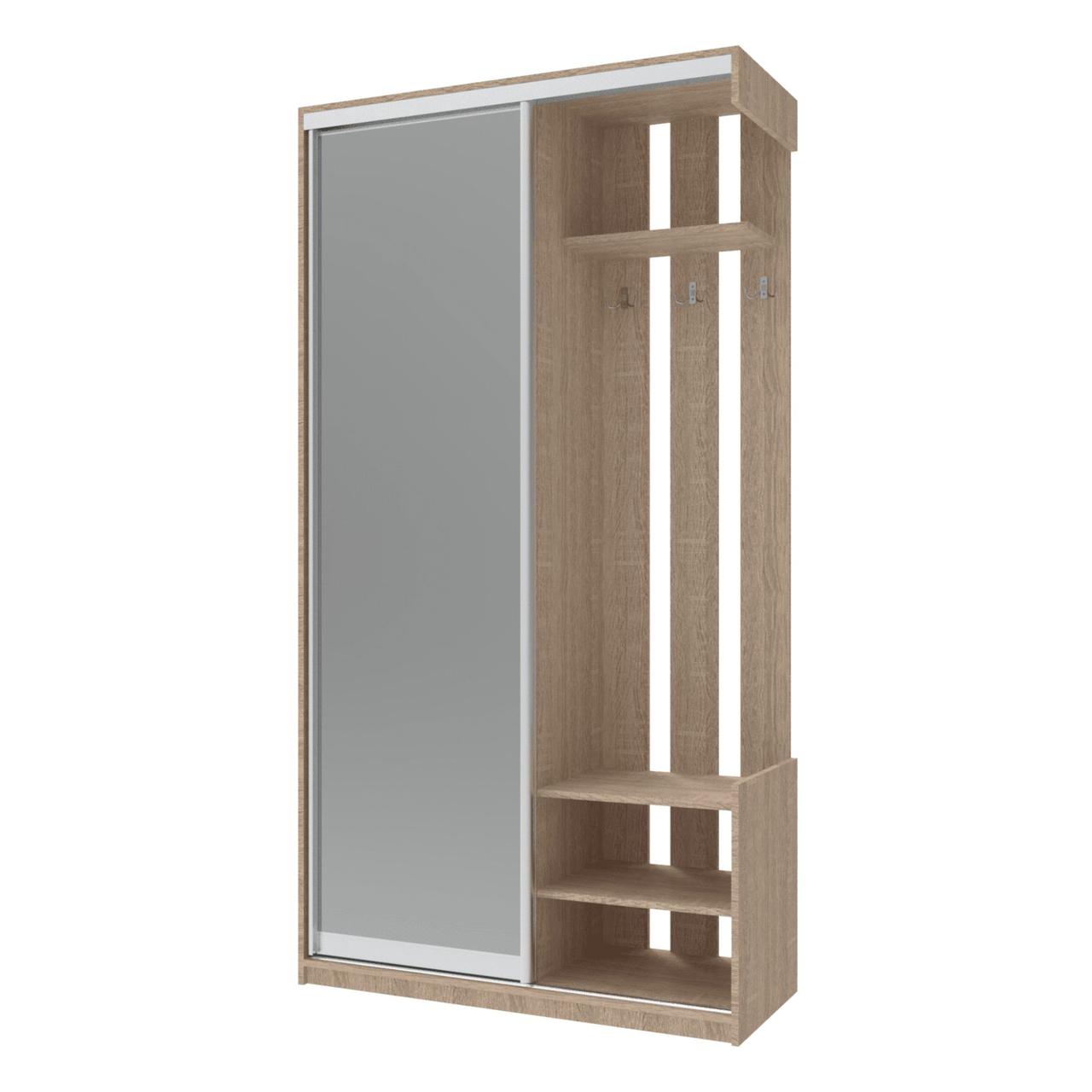Передпокій Doros City One Door Дуб Cонома 1 Дзеркало 110х45х210