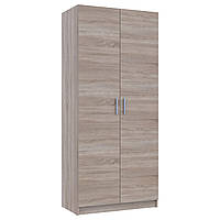 Розпашна Шафа для одягу Doros Промо Дуб Cонома 2 ДСП 90х48х204 (40908024)