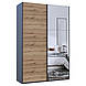 Шафа купе Doros G-Caiser Графіт Дуб Евок 1 ДСП / 1 Дзеркало 160х60х240 (42005072), фото 4