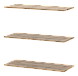 Полиця для одягу Doros Promo Дуб Сонома 3шт. 86.7х35х1.6 (41516028), фото 2