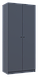 Шафа для одягу Doros Promo з полицями Графіт 2 ДСП 90х48х204 (42005101), фото 2