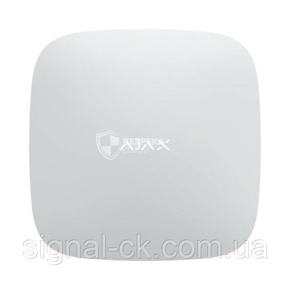 Інтелектуальна централь системи безпеки Ajax Hub 2 (2G) white з підтримкою датчиків із фотофіксацією тривог