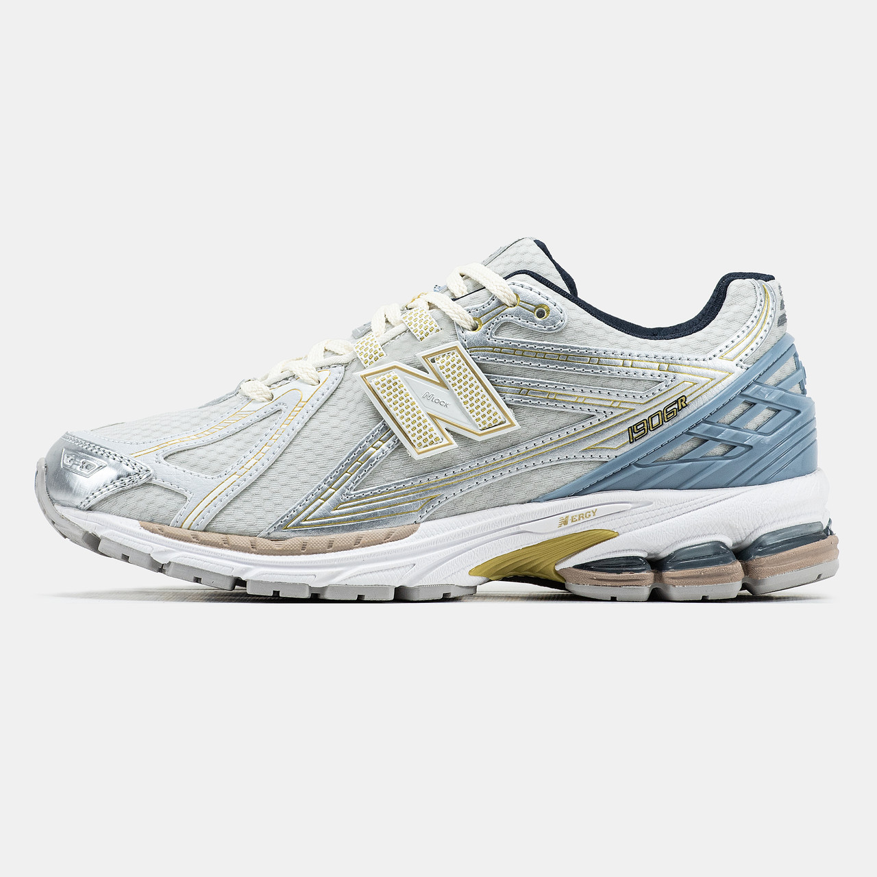 Жіночі Кросівки New Balance 1906R x KITH Grey Gold Blue / Нью Беланс 1906Р Кіт