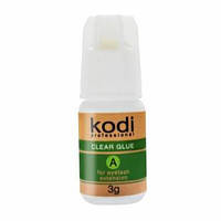 Клей для брів і вій Clear A+, 3 г Kodi Professional