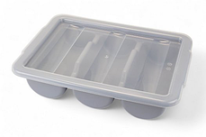 Підставка для вилок ложок ножів Органайзер для ложок Лоток для столових приладів Органайзер для столових приладів, фото 3