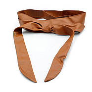 Жіночий пояс кушак двосторонній Weatro Коричневий kshk-0028, фото 2