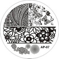Пластина диск для стемпінгу AP 07
