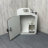 Каністра-бар "Справжньому чоловіку", дерев'яний, 30*22*11 см, з чарками, білий, фото 2