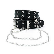 Жіночий ремінь Weatro 3,3 х 110 см Чорний zhkz-33cm-027, фото 2