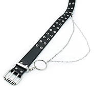 Жіночий ремінь Weatro 3,3 х 110 см Чорний zhkz-33cm-027, фото 4