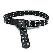 Жіночий ремінь Weatro 3,3 х 110 см Чорний zhkz-33cm-027, фото 3