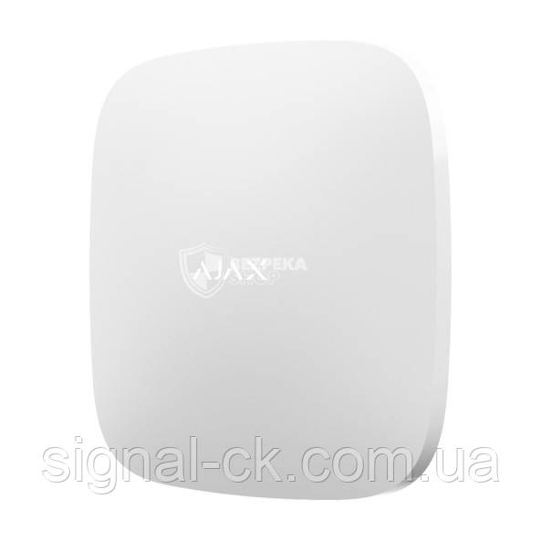 Інтелектуальна централь Ajax Hub 2 Plus white з підтримкою 2 SIM-карт, LTE і Wi-Fi