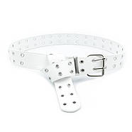 Жіночий ремінь Weatro 3,3 х 110 см Білий zhkz-33cm-029, фото 2