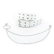 Жіночий ремінь Weatro 3,3 х 110 см Білий zhkz-33cm-029, фото 3