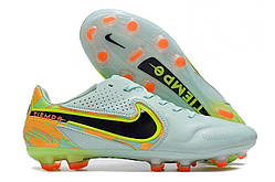 Футбольні бутси Nike Tiempo Legend 9 FG / Копочки Найк Тіемпо / Футбольне взуття