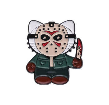 "Кіт Джейсон Вурхіз (П'ятниця 13-е)" значок (пін) металевий