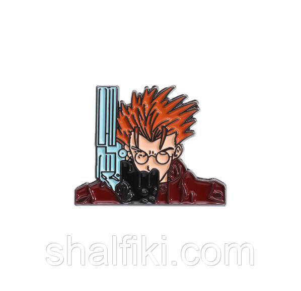 "Веш Панікер (Тріган / Trigun)" значок (пін) металевий, фото 1