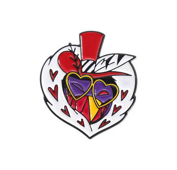 "Валентино (Готель Газбін / Hazbin hotel)" значок (пін) металевий