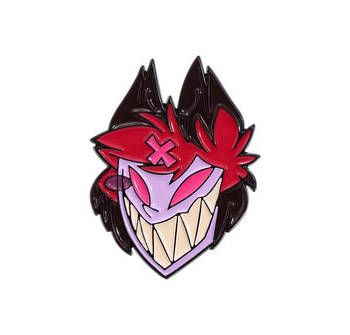 "Аластор / Радіо демон (Готель Газбін / Hazbin hotel)" значок (пін) металевий