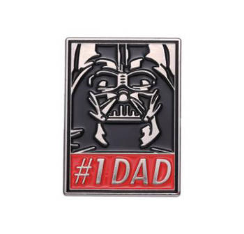 "Дарт Вейдер #1 Dad / Тато №1 (Зоряні війни)" значок (пін) металевий