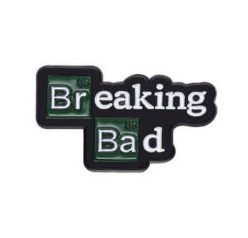 "Пуститися берега / Breaking bad" значок (пін) металевий