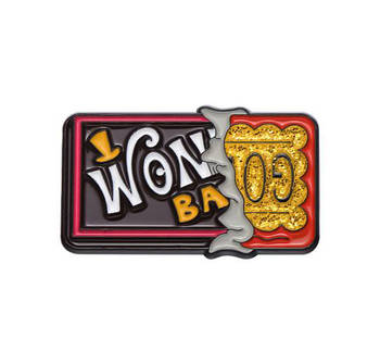 "Золотий квиток (Чарлі та шоколадна фабрика)" значок (пін) металевий