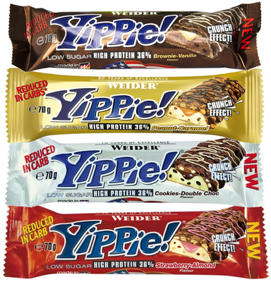 Протеїновий батончик Weider Yippie! Bar 70 g