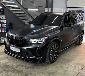 Спліттер BMW X5M F95 тюнінг елерон обвіс (V3)