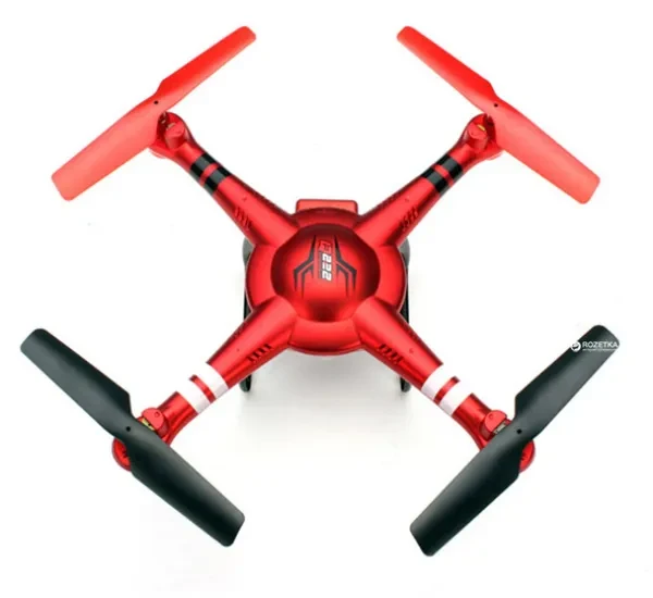 Іграшка на радіокеруванні WL Toys Квадрокоптер Q222G Spaceship Red з барометром і FPV системою, фото 1