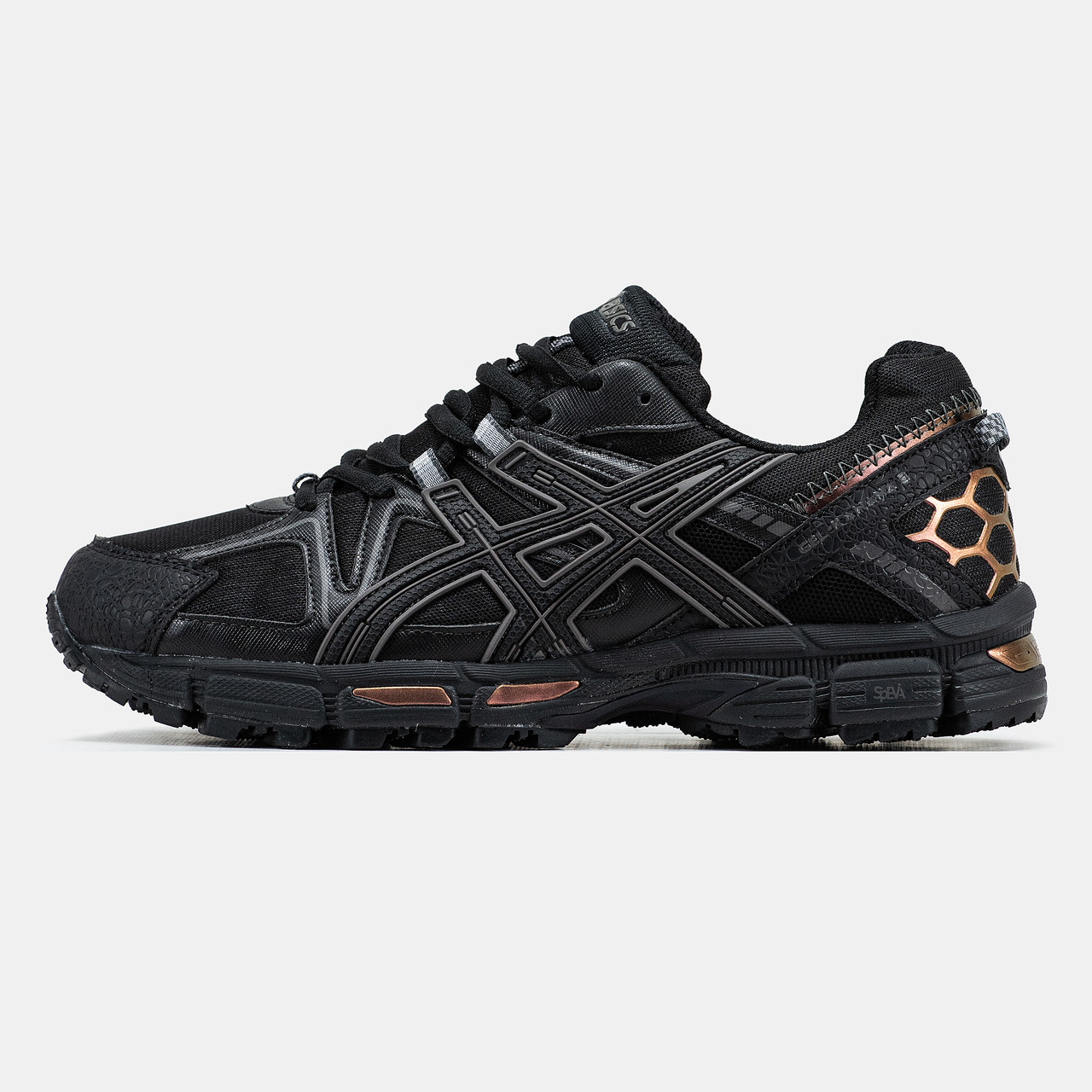 Чоловічі Кросівки Asics Gel-Kahana 8 Black Grey Gold / Асікс Гел-Кахана 8