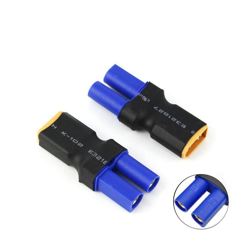 Адаптер для LiPo акумуляторів, XT60 (тато) - EC5 (мама)