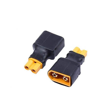 Адаптер для LiPo акумуляторів, XT30 (мама) — XT60 (тато), фото 1