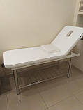 Кушетка масажна 2-х секційна масажний стіл для косметолога реабілітолога, фото 5
