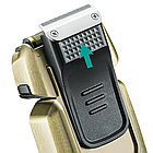 Бездротова машинка для стрижки волосся з дисплеєм + 4 насадки, VGR V-901 / Чоловічий тример для стрижки, фото 3