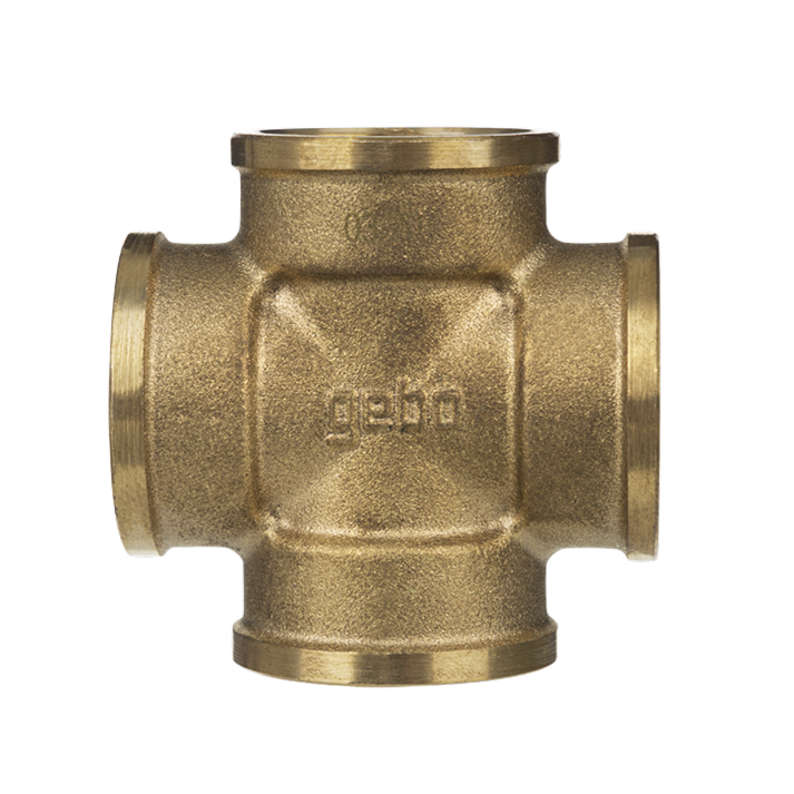 Хрестовина латунна 1" Gebo Gold арт.180, фото 1